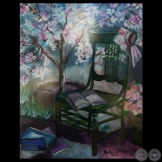 DE LA SERIE SILLAS, 2010 - Acuarela de MARTHÚ RODRÍGUEZ ALCALÁ